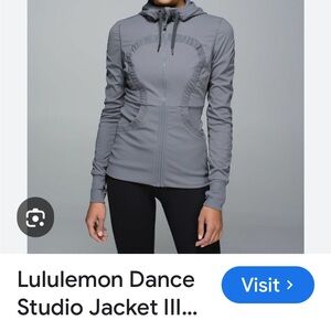 Lululemon Athletica Charcoal Zip-Up Hoodie